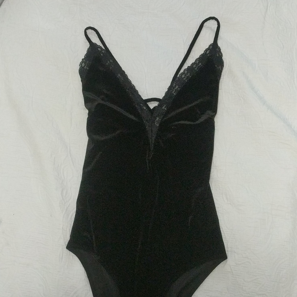 Black Velvet Lace bodysuit